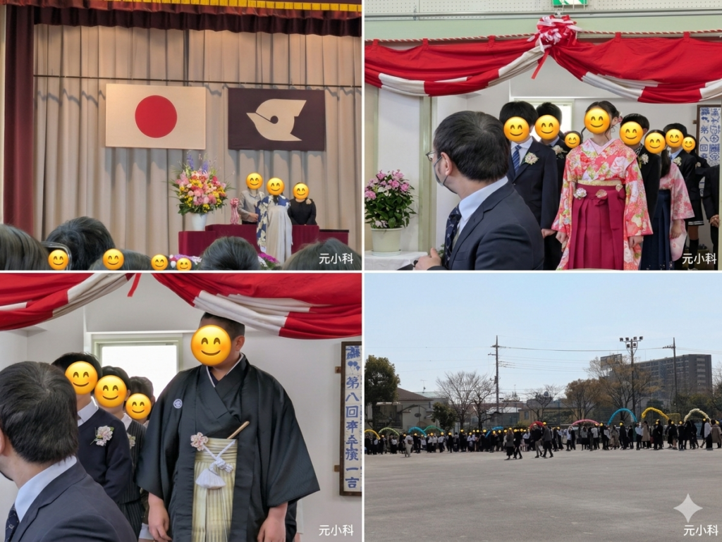 參加日本公立小學的畢業典禮 2 graduation